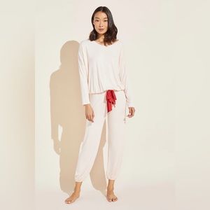 Eberjey Gisele Slouchy Set Pearl Blush XS Pajamas NWT